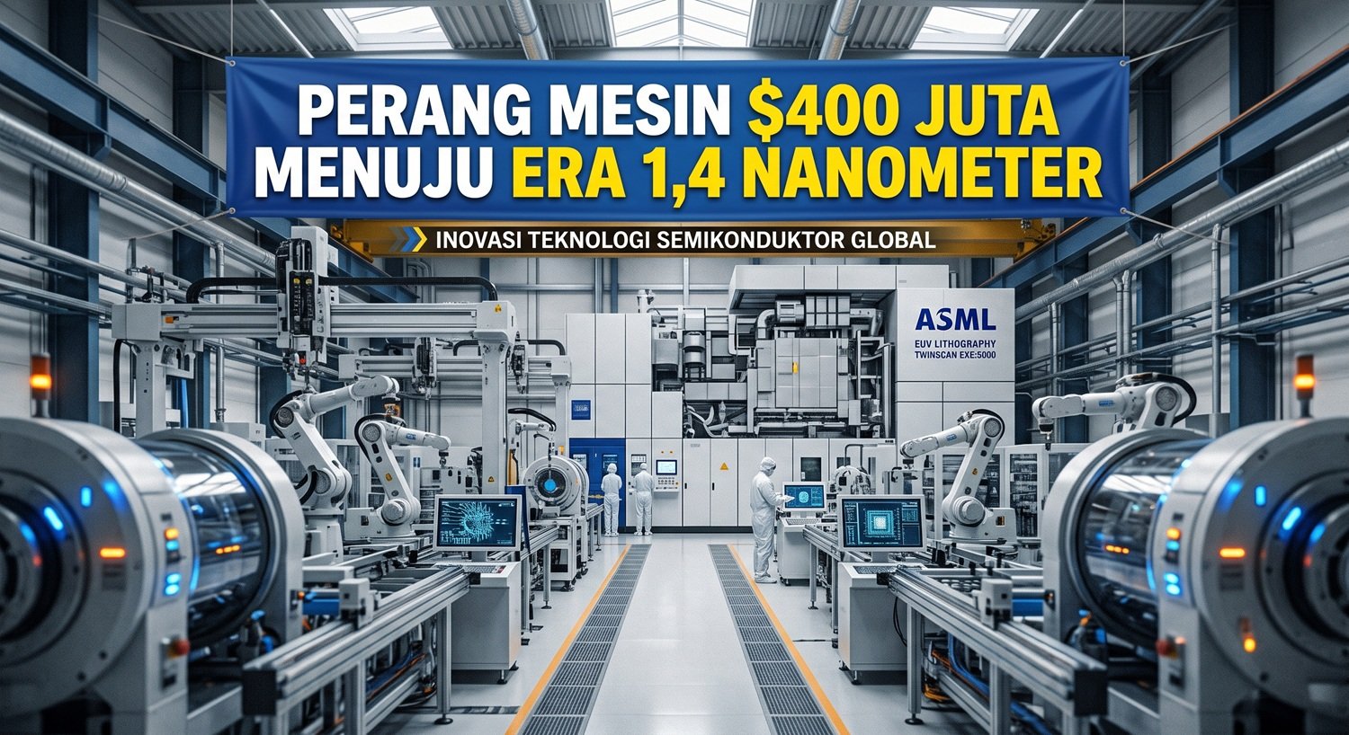 PERANG MESIN $400 JUTA: PERTARUHAN RAKSASA SEMIKONDUKTOR MENUJU ERA 1,4 NANOMETER