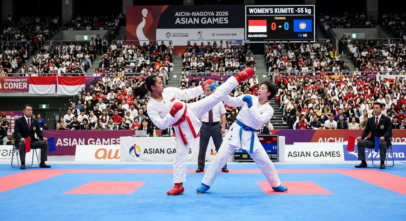 Perjuangan Srikandi Karate Indonesia Menyumbang Medali di Asian Games 2026