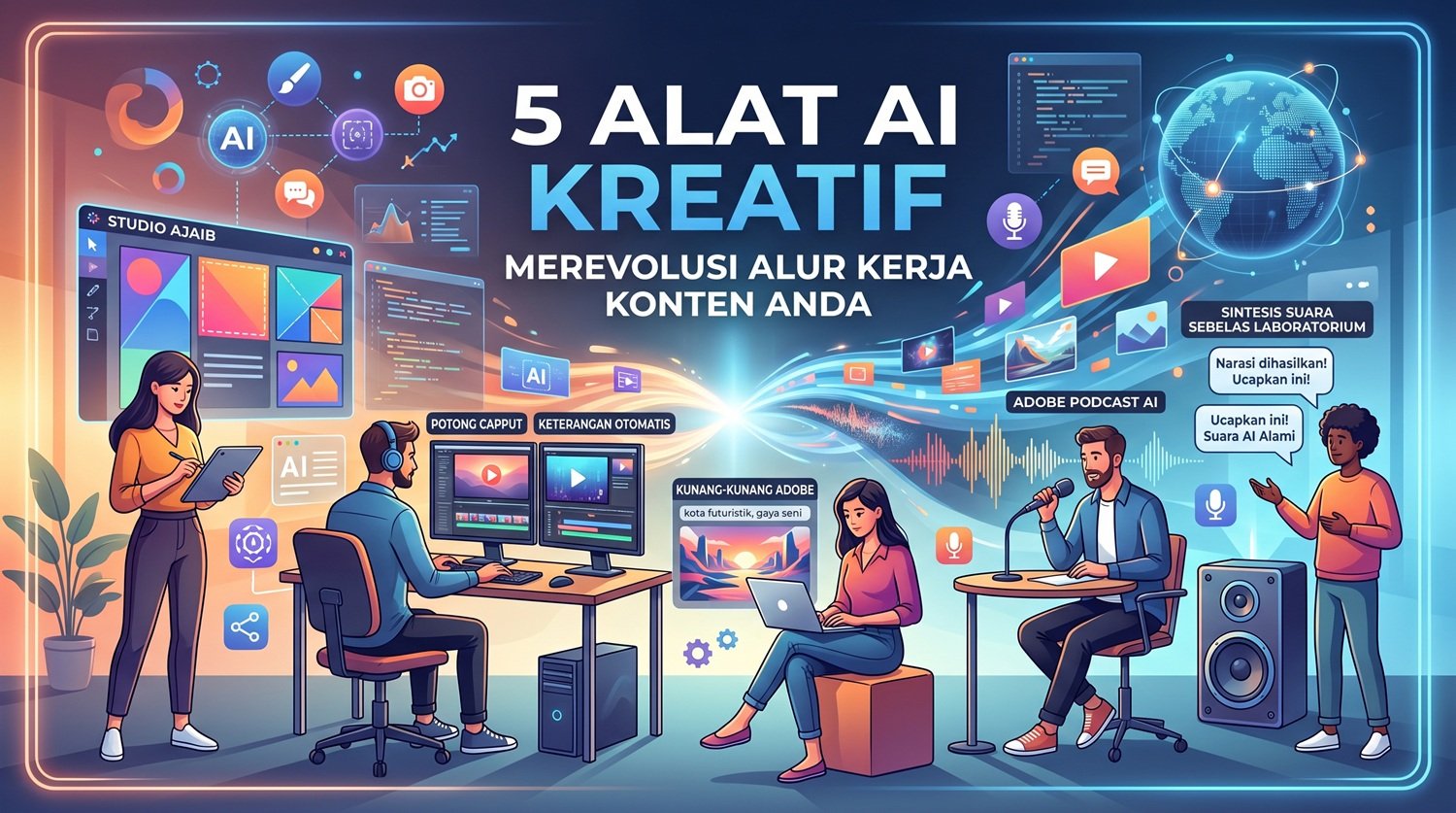 Panduan Lengkap Memanfaatkan 5 Tools Kreatif AI untuk Workflow Konten Digital
