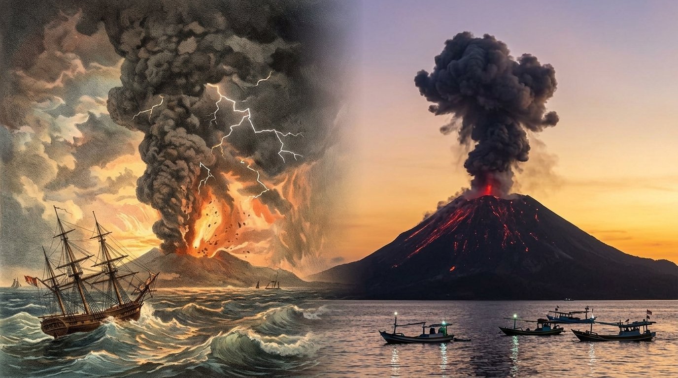 Bayang-Bayang 1883: Mengapa Gejolak Terkini Anak Krakatau Selalu Memantik Rasa Cemas?