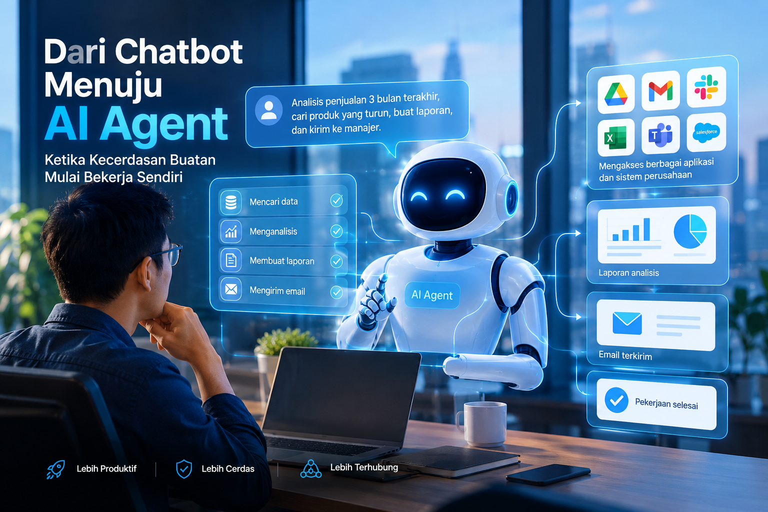 AI Mulai Bergerak dari Chatbot Menjadi AI Agent: Ketika Kecerdasan Buatan Mulai Bekerja Sendiri